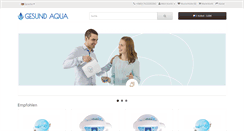 Desktop Screenshot of gesund-aqua.com